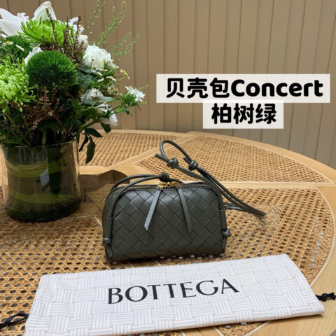 BV 贝壳包Concert  794258柏树绿