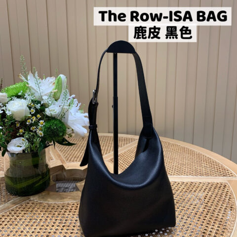 The Row ISA BAG TR1104鹿皮黑色