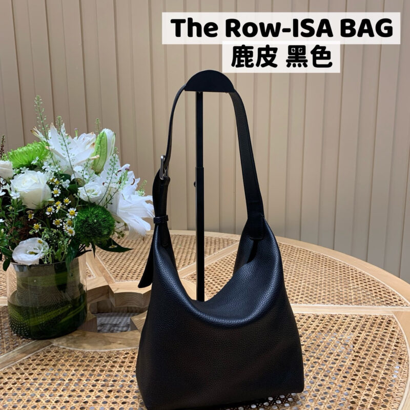 The Row ISA BAG TR1104鹿皮黑色