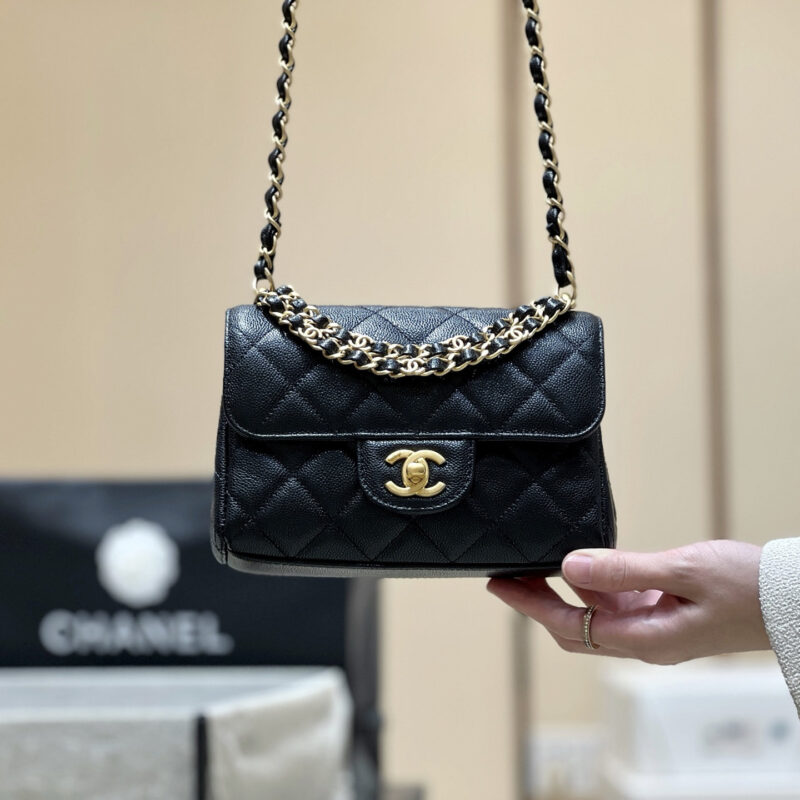 CHANEL 25P 双链条方胖子包👜AS5239