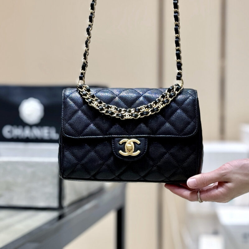 CHANEL 25P 双链条方胖子包👜AS5240