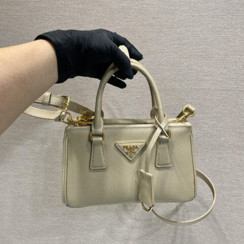 PRADA mini杀手1BA916新品 杏色