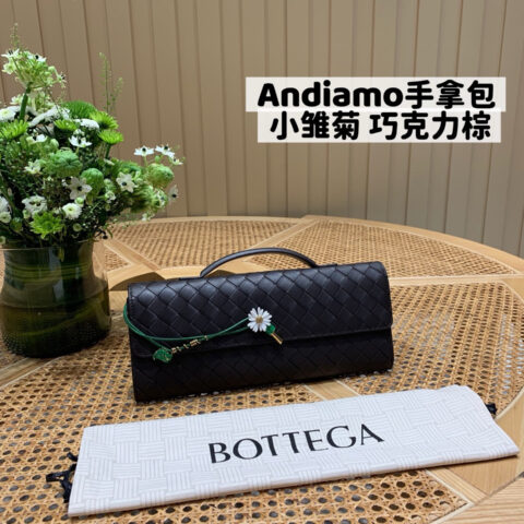 BV Andiamo手拿包 小雏菊系列 836810巧克力棕