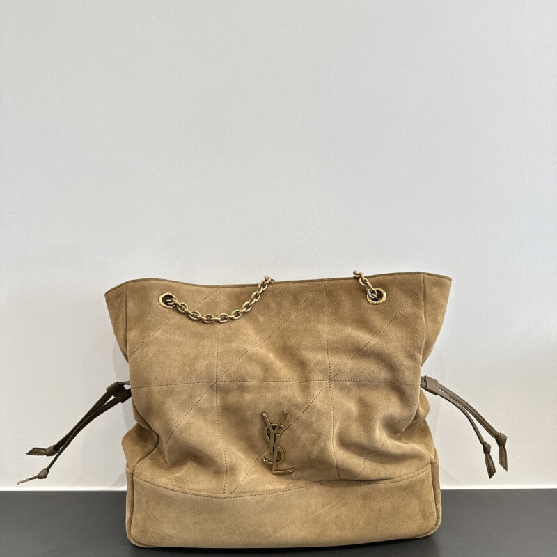 YSL 𝗝𝗮𝗺𝗶𝗲 𝟰.𝟯 大号 𝗣𝗢𝗖𝗛𝗢𝗡_福袋水桶包 809824麂皮款