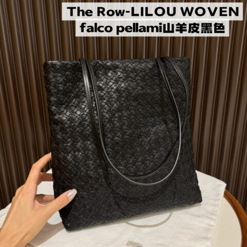 The Row LILOU WOVEN TR7007山羊皮黑色