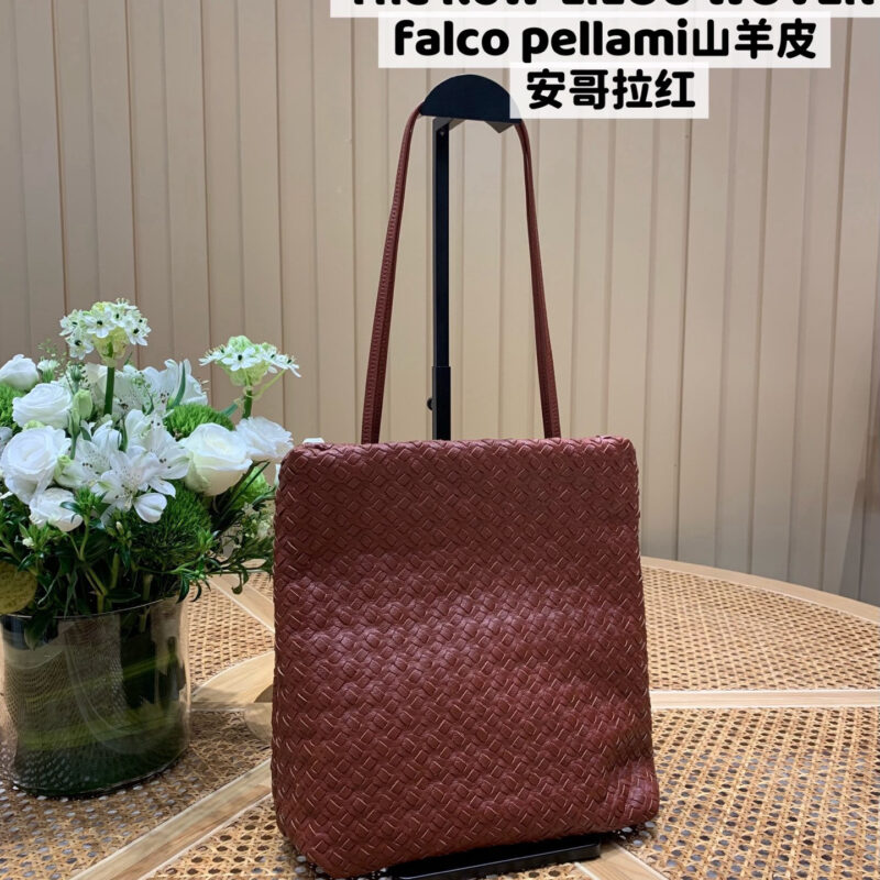 The Row LILOU WOVEN TR7007山羊皮安哥拉红