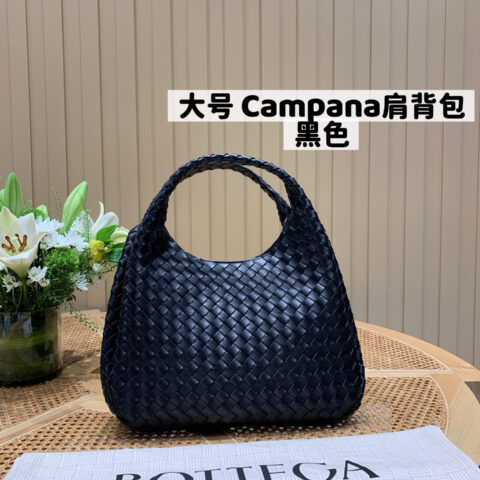 BV 大号Campana肩背包 844250黑色
