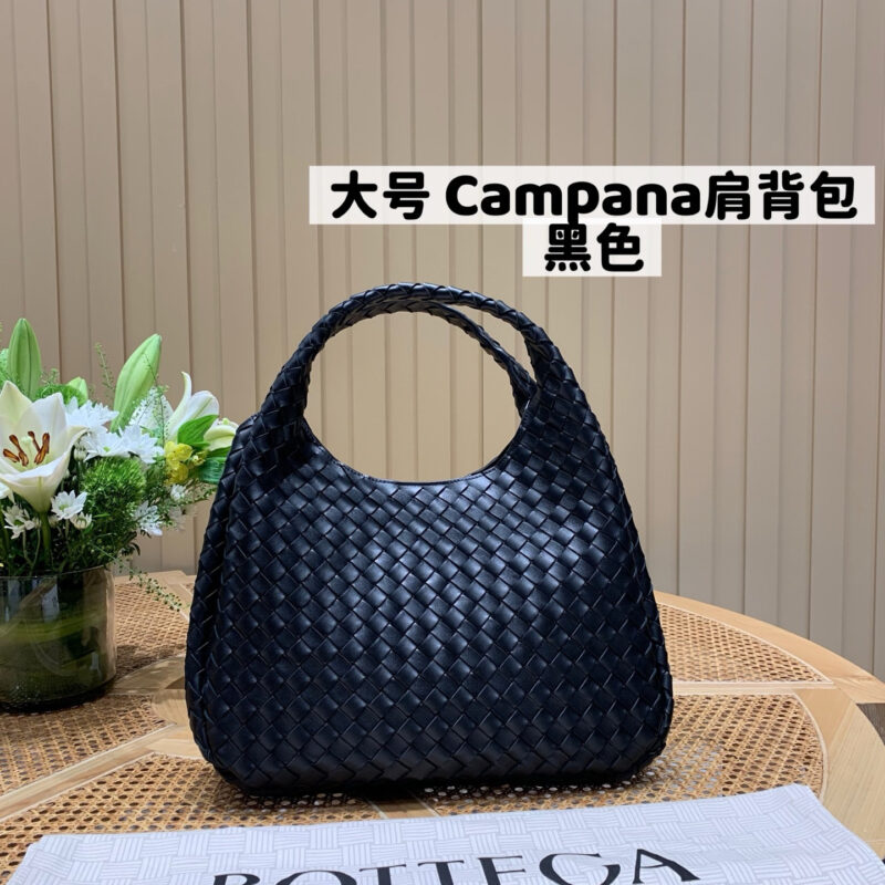 BV 大号Campana肩背包 844250黑色