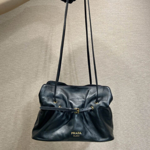 PRADA 新品云朵包 1BG586黑色