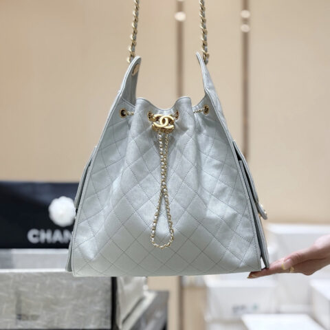 CHANEL 25s 25bag荔枝皮👜AS5311灰色