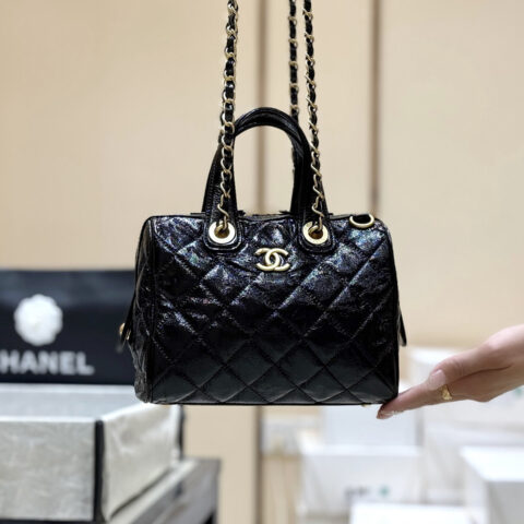 CHANEL 25A走秀款保龄球包👜AS5578
