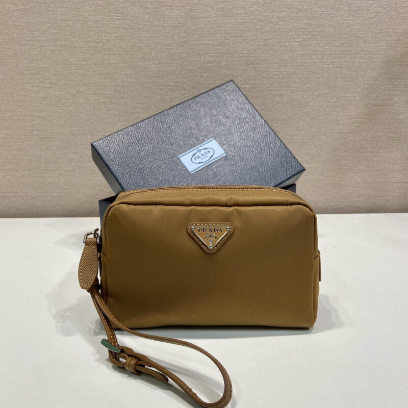 PRADA 新品手包1NS021大号 棕色