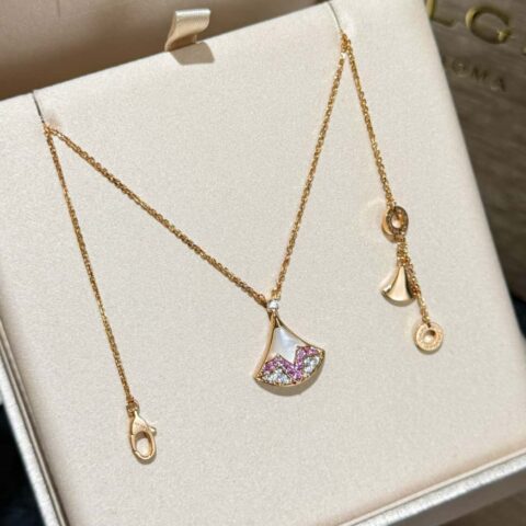 ❗️新品❗️ ☀️ 宝格丽BVLGARI Diva's DREAM系列七夕特别款扇子裙子项链 ☀️