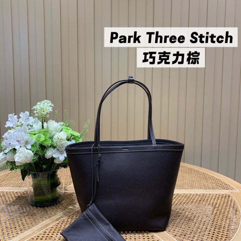 The Row Park Three Stitch TR1107巧克力棕