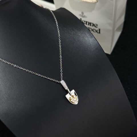 ❗️新品❗️  新款☑️ Vivienne Westwood西太后金铲子满钻项链
