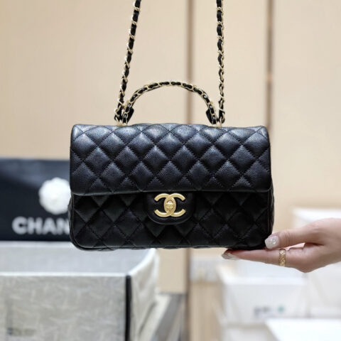 CHANEL 25B 小号手柄包👜AS5702