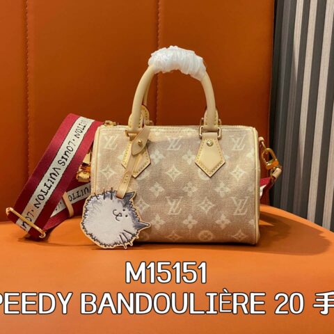 【原单精品】M15151猫咪 speedy枕头包 SPEEDY BANDOULIÈRE 20 手袋