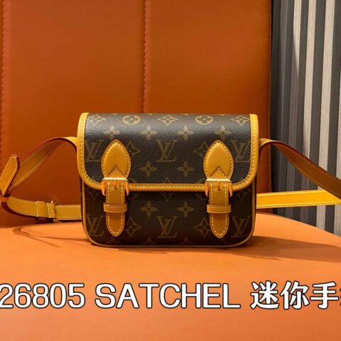 【原单精品】M26805老花 迷你小邮差包 当季新款 SATCHEL 迷你手袋