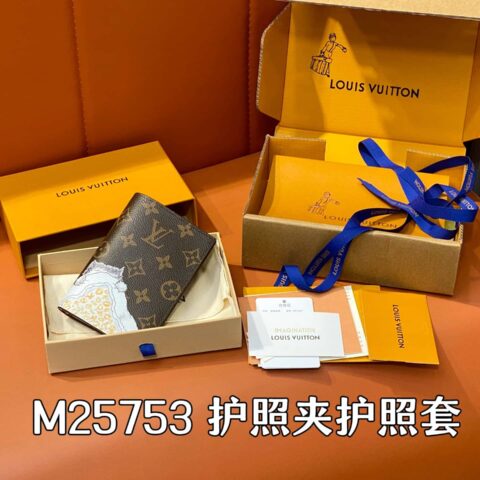 【原单精品】M25753老花猫咪 升级版 护照夹护照套