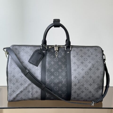 【特级原厂】  Keepall Bandouliere 50旅行包👜  型号: M45392 动态芯片版