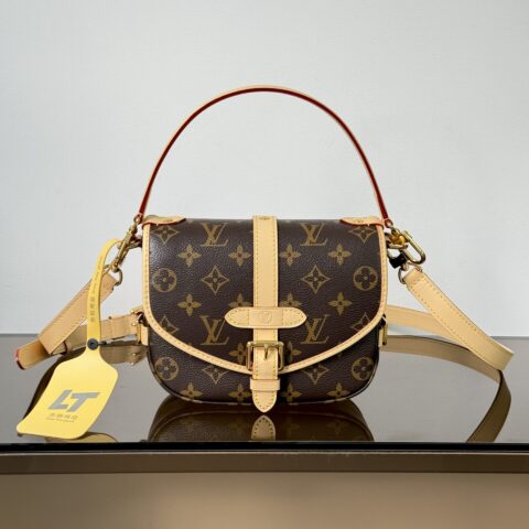 【特级原厂】  Samir BB 手袋👜  型号: M46740老花 动态芯片版