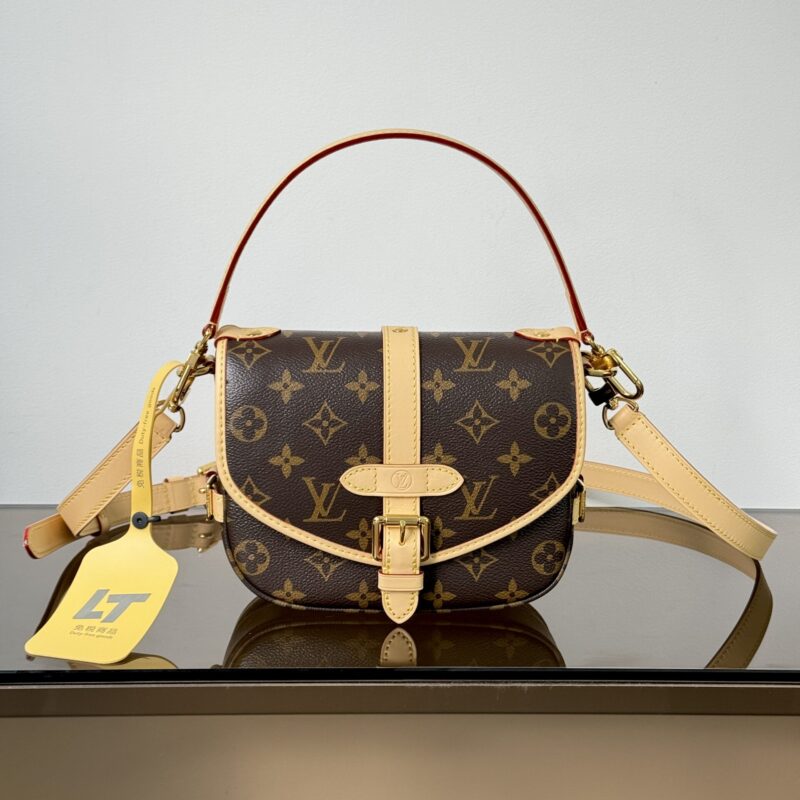 【特级原厂】  Samir BB 手袋👜  型号: M46740老花 动态芯片版