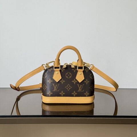 【特级原厂】  Nano AIma 手袋👜  型号: M82717老花 动态芯片版