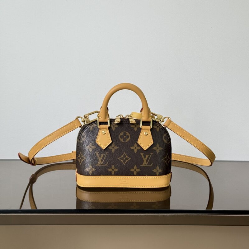 【特级原厂】  Nano AIma 手袋👜  型号: M82717老花 动态芯片版