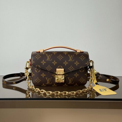 【特级原厂】  Pochette Métis East West 手袋👜  型号: M46279老花 动态芯片版