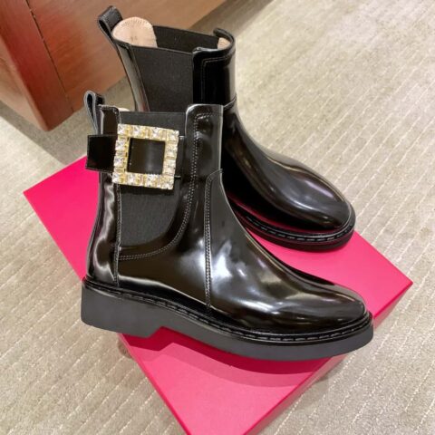 ♥️ 【R V切尔西短靴 代购版本 】 Roger vivier 2025新款切尔西靴子