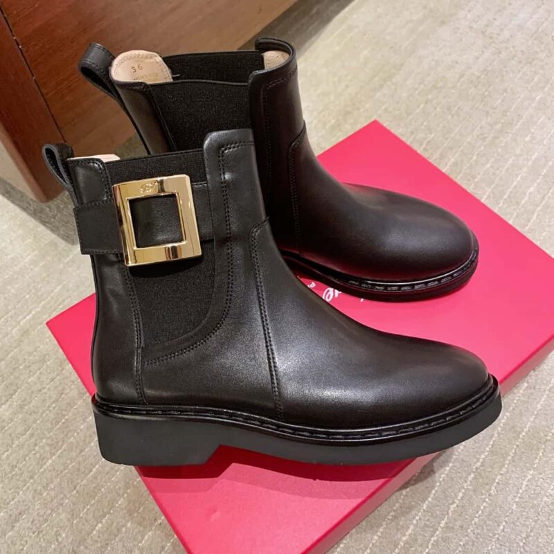 ♥️ 【R V切尔西短靴 代购版本 】 Roger vivier 2025新款切尔西靴子