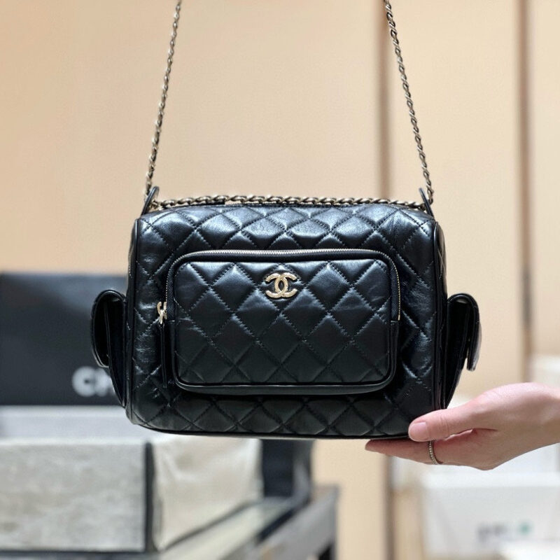 CHANEL 24K 特别款相机包 AS5156