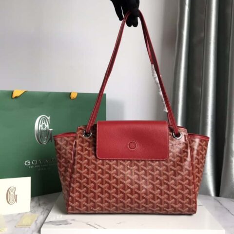 原厂皮料 Goyard Rouette鲁爱包 ROUETTE 小号包 红色