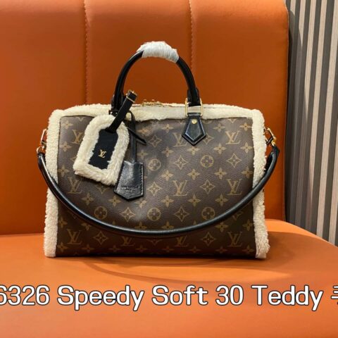 【原单精品】M26326老花 毛绒speedy枕头包本款 Speedy Soft 30 Teddy 手袋