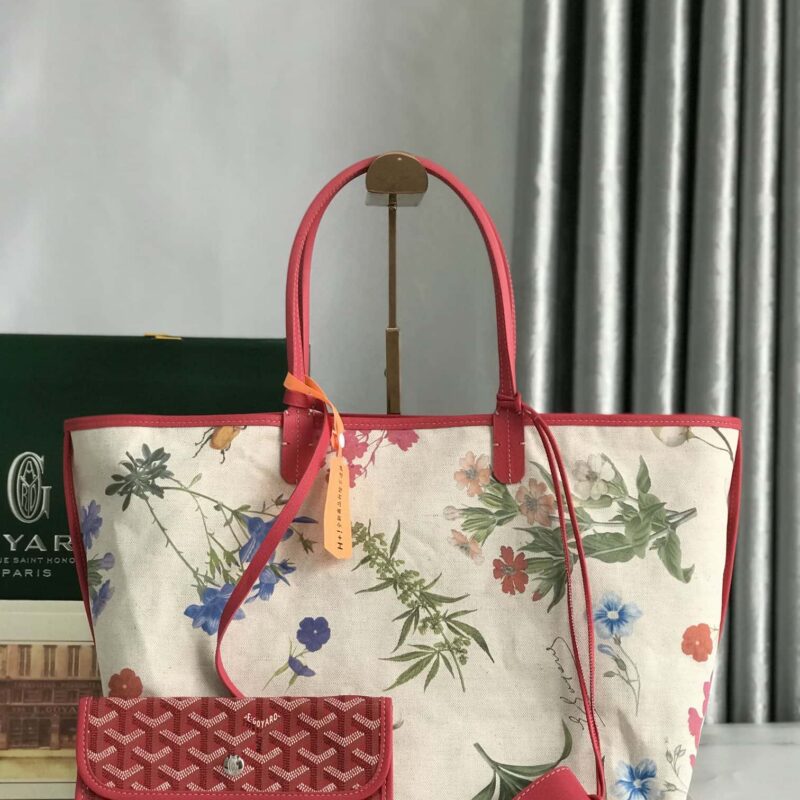 原厂皮 2025限量版Goyard戈雅SAINT LOUIS小号包 红色