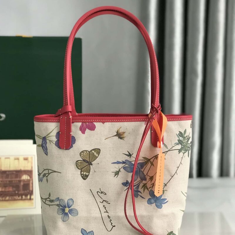 原厂皮 2025限量版Goyard戈雅 SAINT LOUIS迷你包 红色