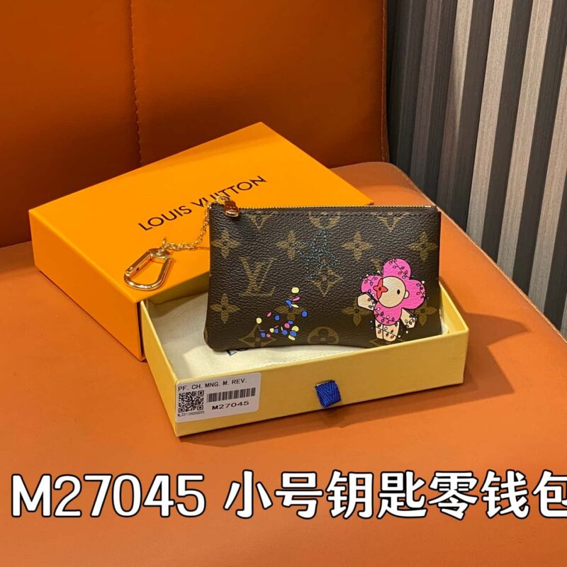 【原单精品】M27045丝印 圣诞款零钱包 小号钥匙零钱包 Pochette Clés 钥匙包