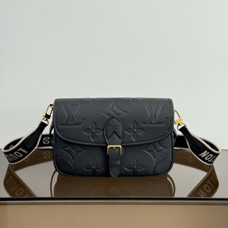 【特级原厂】DIANE 手袋👜 型号: M46386黑色 动态芯片版