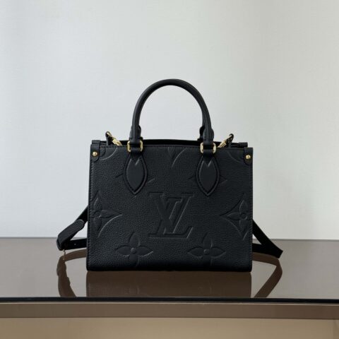 【特级原厂】 OnTheGo 小号手袋👜  型号: M45653黑色 动态芯片版