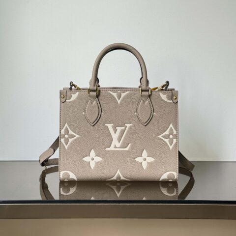 【特级原厂】OnTheGo 小号手袋👜 型号: M45779大象灰  动态芯片版