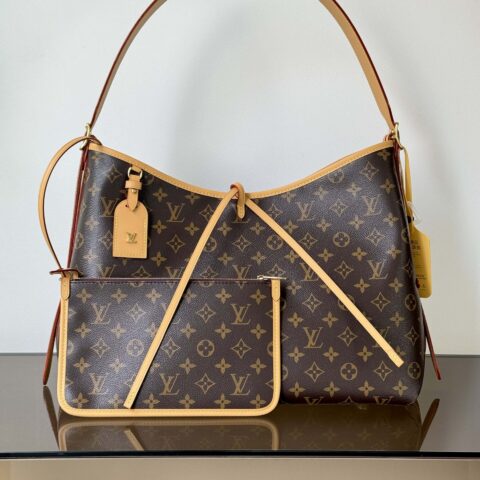 【特级原厂】 CarryAll 中号手袋👜  型号: M46197老花 动态芯片版