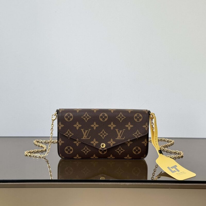 【特级原厂】 Speedy Bandouliere 手袋👜  型号: M46977老花 动态芯片版