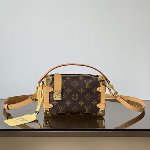 【特级原厂】 Side Trunk 小号手袋👜  型号: M46815老花 动态芯片版