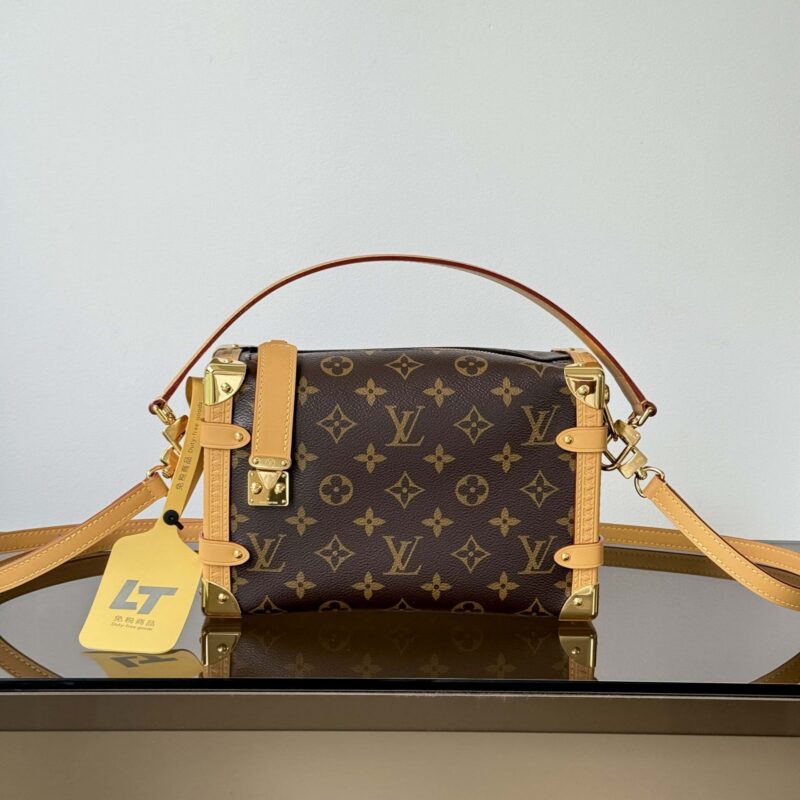 【特级原厂】 Side Trunk 手袋👜  型号: M46358老花 动态芯片版