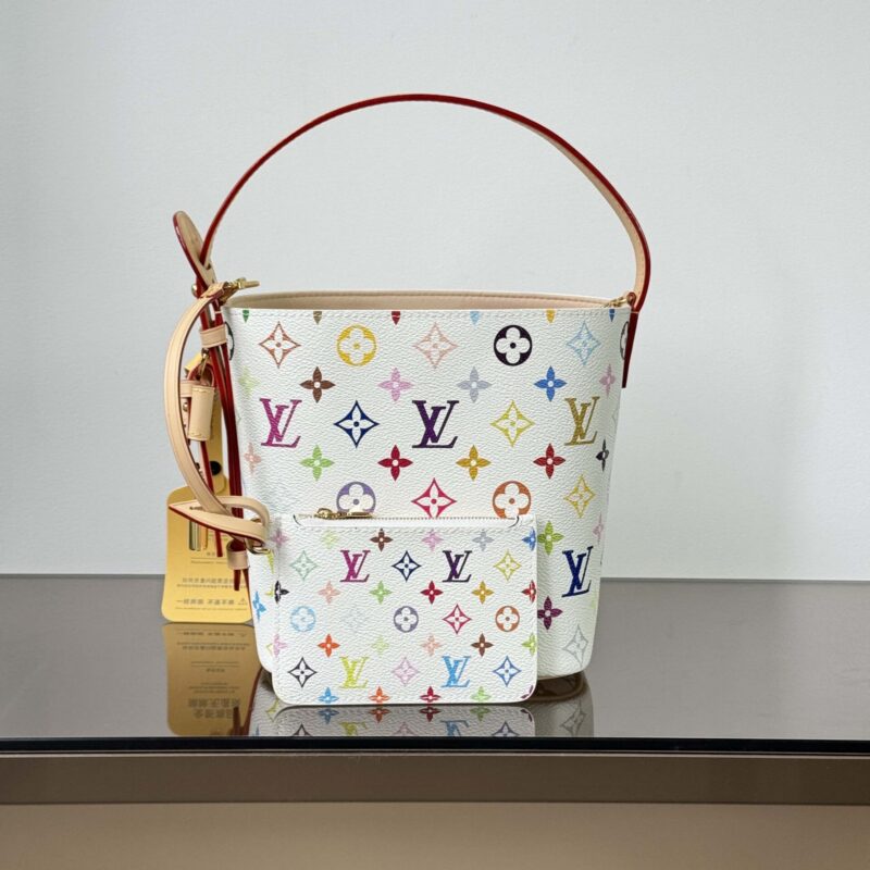 【特级原厂】 aII inbb 白三彩手袋👜  型号: M13089白彩 动态芯片版