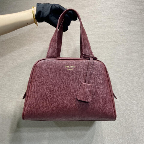 PRADA 🎉新品1BB149小号🎉🎉酒红