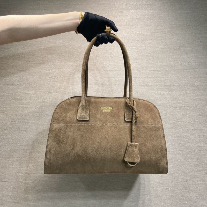 PRADA🎉新品托特包🎉1BG572麂皮🎉🎉