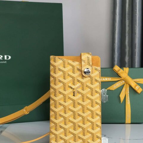 Goyard戈雅MontMartre GM|||手机包020122 黄色