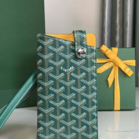 Goyard戈雅MontMartre GM|||手机包020122 绿色