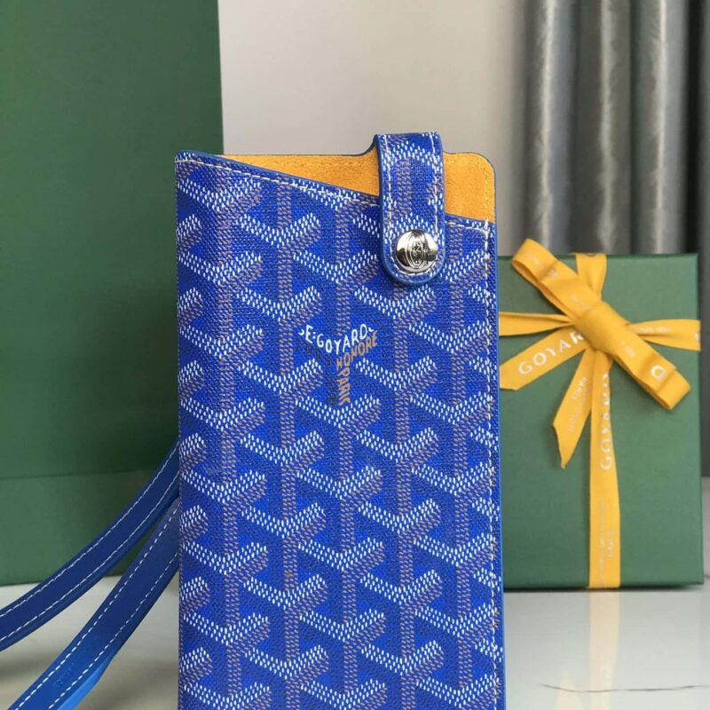 Goyard戈雅MontMartre GM|||手机包020122 蓝色